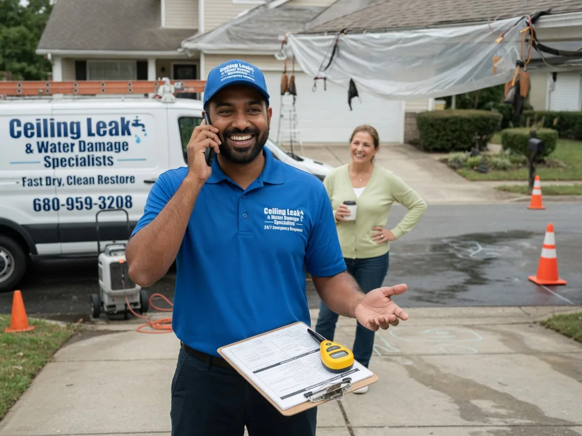 Ceiling Leak Cleanup Dugger, IN FAQs